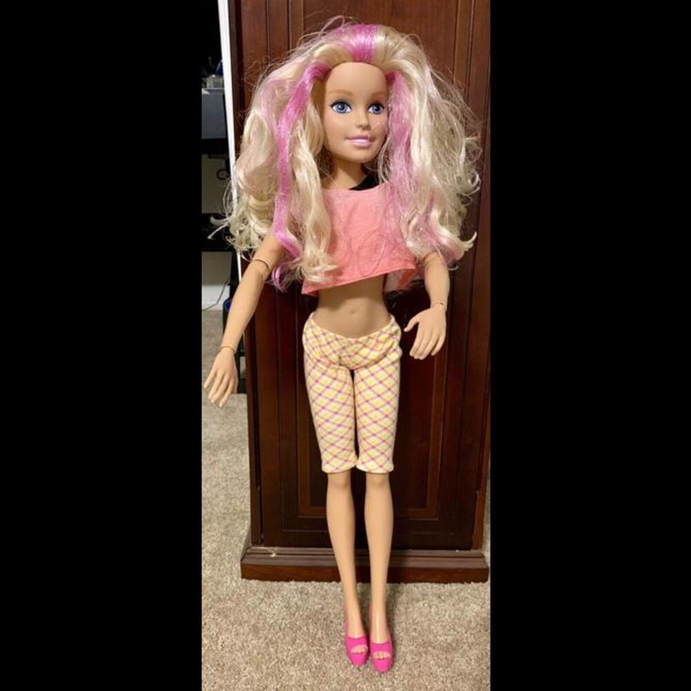 Large Barbie Fashion Doll 28 Inch Mattel 2013 Kids Toy my size barbie
